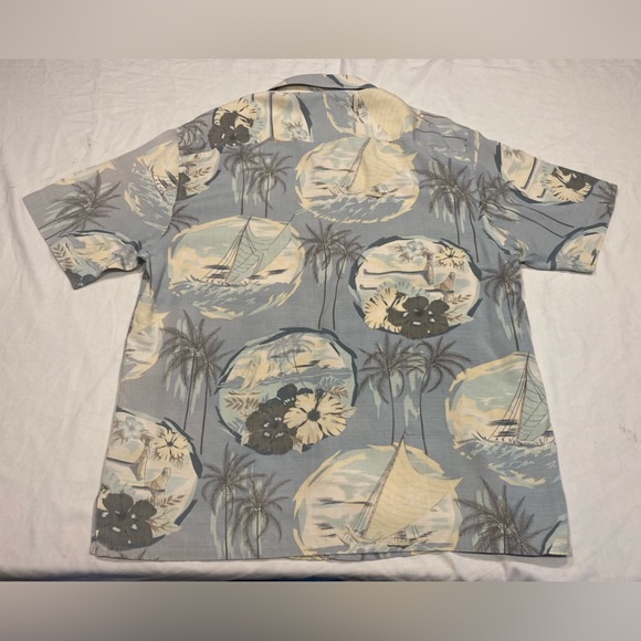 Paradise by Axis men’s 100% silk Hawaiian shirt large - Picture 8 of 9
